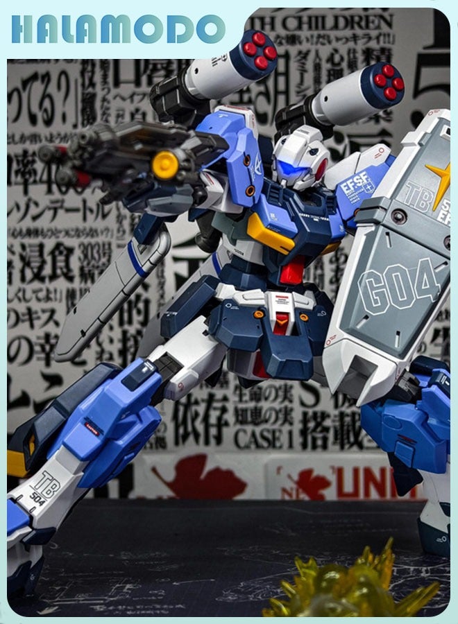 Gundam HG Giray Armor Three - Form Action Figure Mecha Warrior Assembly Model, a Super Cool Desktop Decoration, an Assembly Toy Loved by Both Boys and Girls