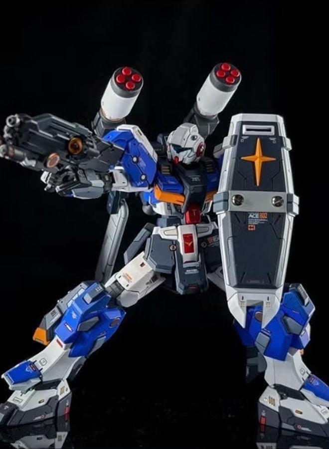 Halamodo مجسم ميكانيكي قتالي للتركيب من سلسلة جاندام إتش جي جيراي أرمور ثلاثي الأشكال - ديكور مكتبي مذهل، نموذج تركيب محبوب للأولاد والبنات - Image 3