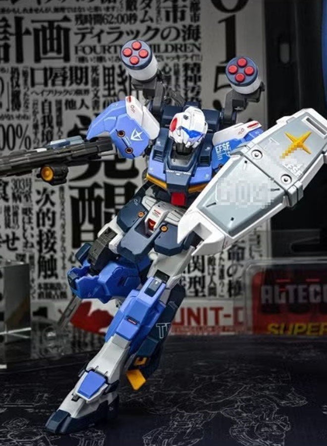 Halamodo مجسم ميكانيكي قتالي للتركيب من سلسلة جاندام إتش جي جيراي أرمور ثلاثي الأشكال - ديكور مكتبي مذهل، نموذج تركيب محبوب للأولاد والبنات - Image 2