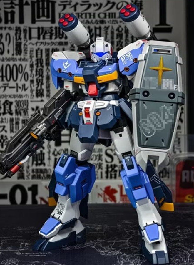 Halamodo مجسم ميكانيكي قتالي للتركيب من سلسلة جاندام إتش جي جيراي أرمور ثلاثي الأشكال - ديكور مكتبي مذهل، نموذج تركيب محبوب للأولاد والبنات - Image 4