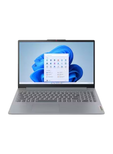 Ideapad Slim 3 Laptop With Full HD 15.6-Inch Display, Core i3-N305 Processor/8GB RAM/512GB SSD/Intel UHD Graphics/DOS(Without Windows) English/Arabic Arctic Grey