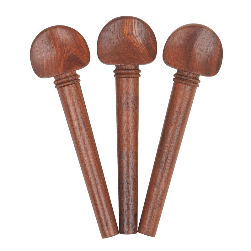 OUD Wood String Pegs with Fish Eye Design, 12 Pieces - Redwood Accessories for Musical  Instruments - Image 5