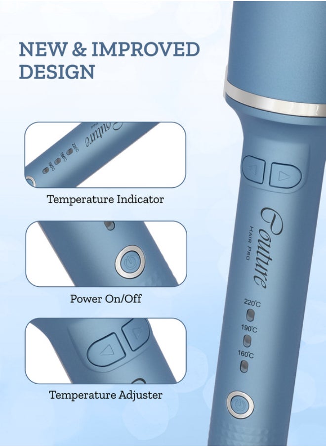 Couture Hair Pro Automatic Hair Curler - Premium Quality Hair Curler Metallic Blue  - Image 2