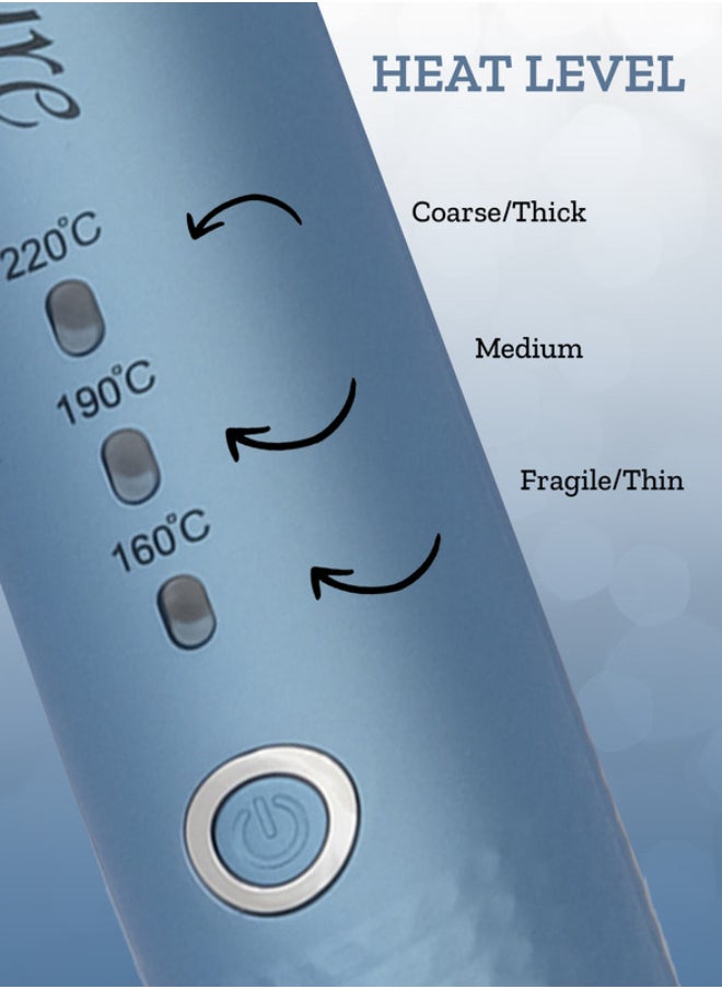 Couture Hair Pro Automatic Hair Curler - Premium Quality Hair Curler Metallic Blue  - Image 4