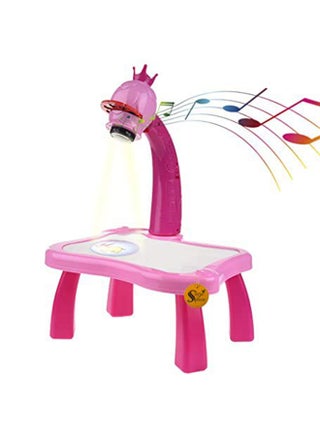 Adjustable Rotating Kids Projector Painting With 12 Colour Markers And 24 Patterns To Trace - view 4