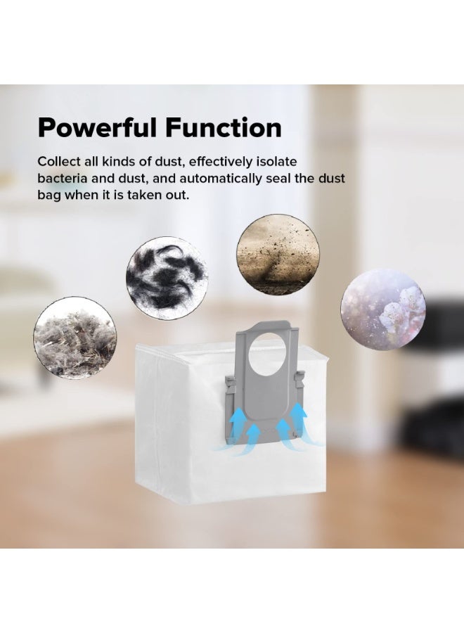roborock original Accessory, Dust Bag for Vacuum Cleaner Series Q5 Pro+/Q7 Max+/S7 Max Ultra/S8 Pro Ultra/Q8 Max+/Q10 VF+/Q7 TF+/S8+/Q8 Max Pro+, 3 pieces - Image 3