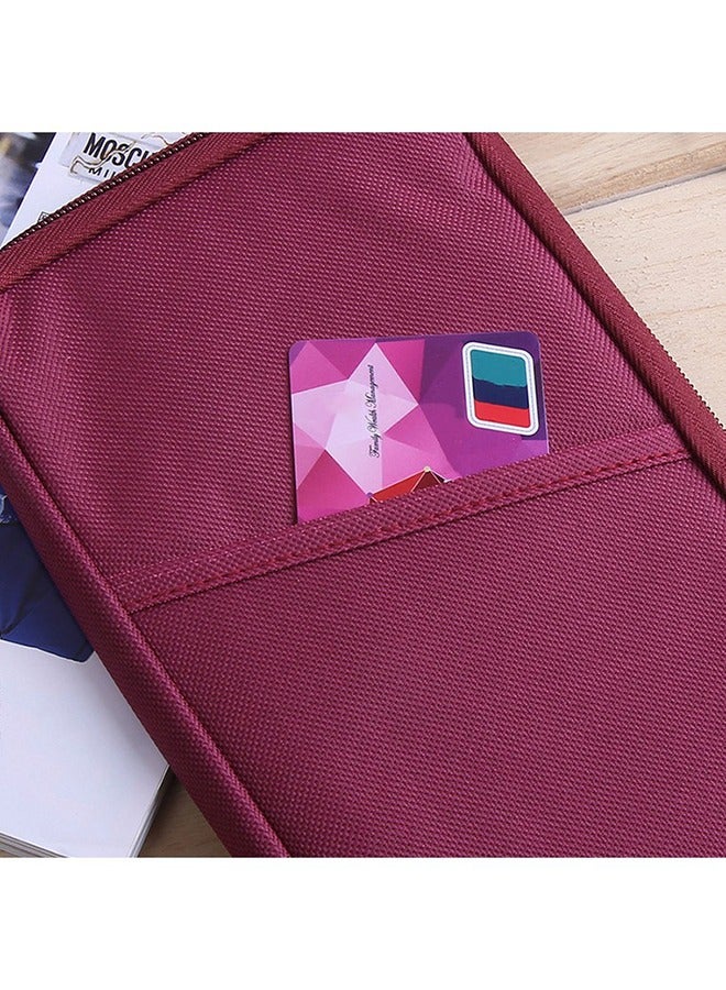 Passport Holder , Women Passport Wallet, Travel Essentials Premium Wallets, Waterproof Passport Holders Bag for Men Traveling, Travel Document Organizer Credit Cards Case  - Image 3