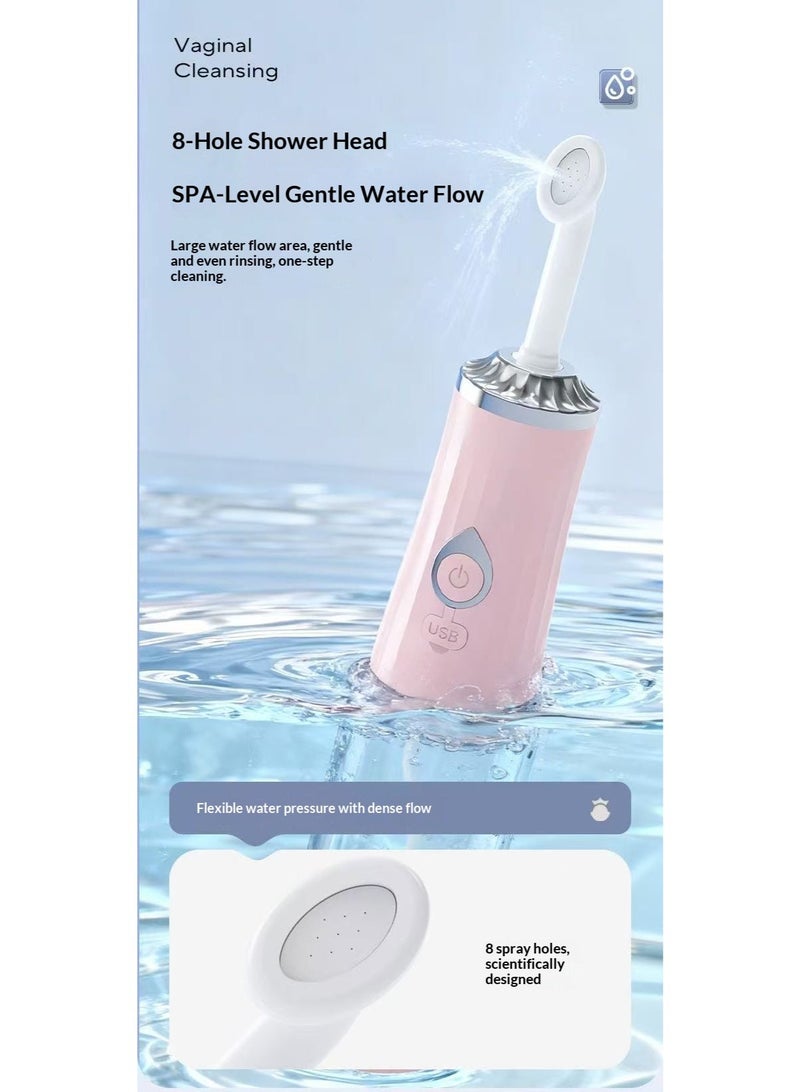 HYH Portable Electric Bidet Sprayer, 4 Modes & Dual Silicone Nozzles, IPX7 Waterproof Personal Hygiene Wash for Postpartum, Baby Care & Hemorrhoid Relief - Image 5