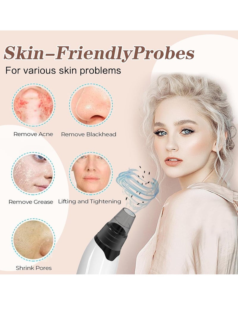 General Multifunctional Blackhead Remover Pore Vacuum Heating, Electric Acne Blackhead Remover Tool, 4 Types of Suction Power with LED Display, Rechargeable Acne Remover Tool Kit  - Image 5