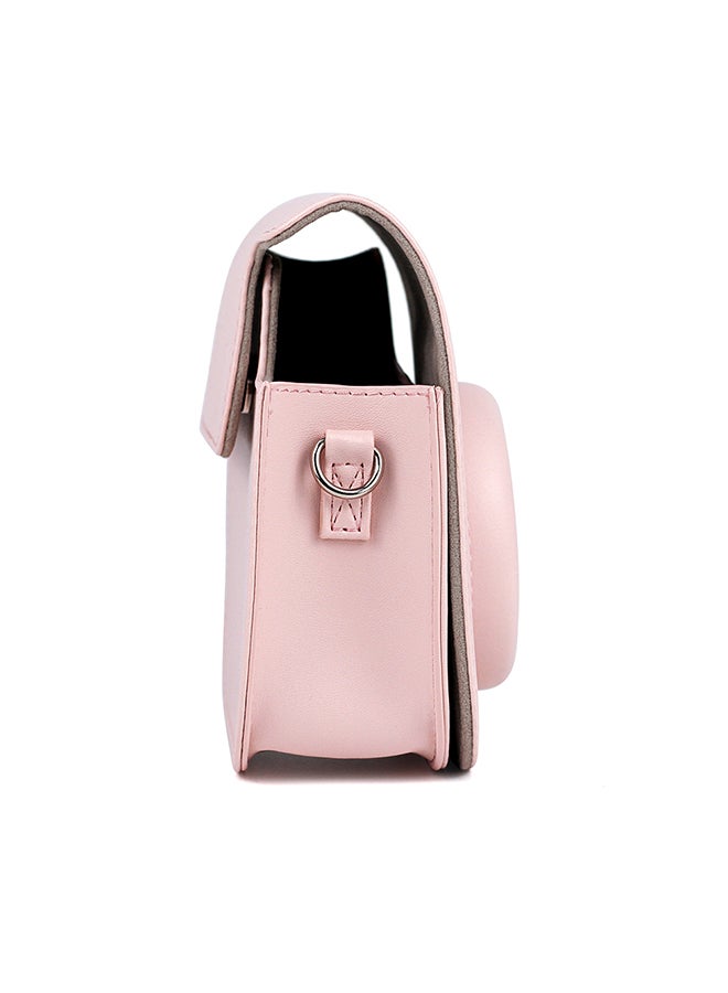 Pink Instant Camera Case with Strap for Fujifilm Instax Mini 11 - Image 4