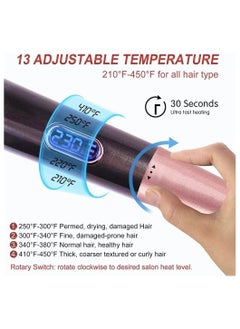 General Hair Straightener Flat Curler: Hair Straightener and Curler 2 in 1 - Twist Hair Straightener Curler Combo for Curly Wavy Straight Women's Hair  - Image 5