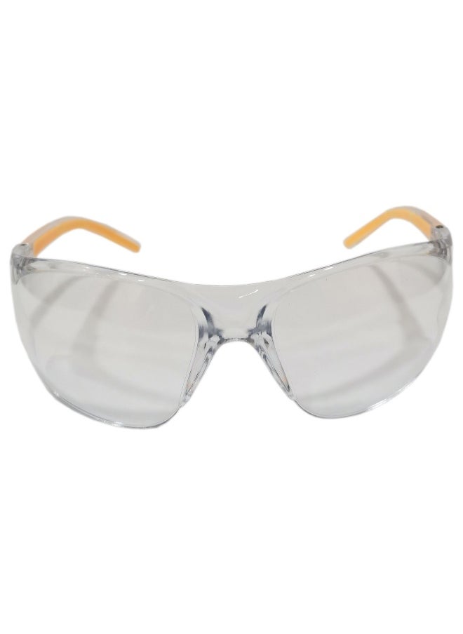 Workman - SG3010C MYNA Safety Goggles | Clear Glasses, Dust Protection, Impact & Scratch-Resistant Safety Glasses for Industrial & Construction Sites | Pack of 1 - Image 1