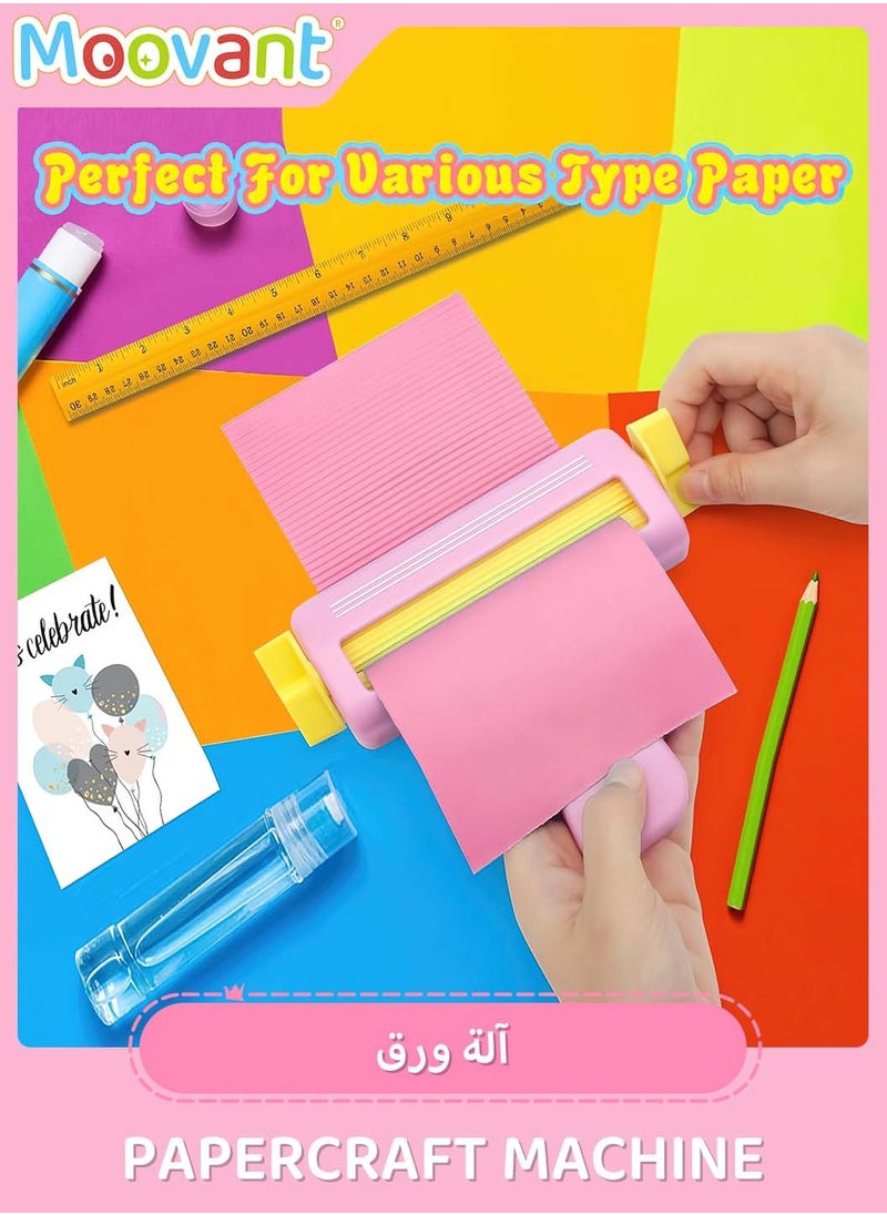 Moovant Paper Crimper for Crafts, Handmade Art Paper Crafts for DIY, Paper Craft Tools with Wave Shape, Arts Crafts Paper Decoration for Kids Manual work  - Image 5