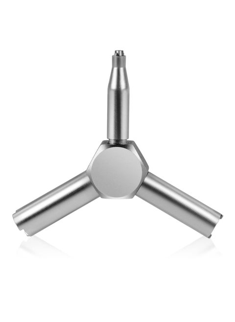Electrical Cabinet Key, Triangle Utilities Key, Gas Valve Key for Opening GBB Pistol, for Electric Cabinet Plumbing Valve, Spigots, Silver