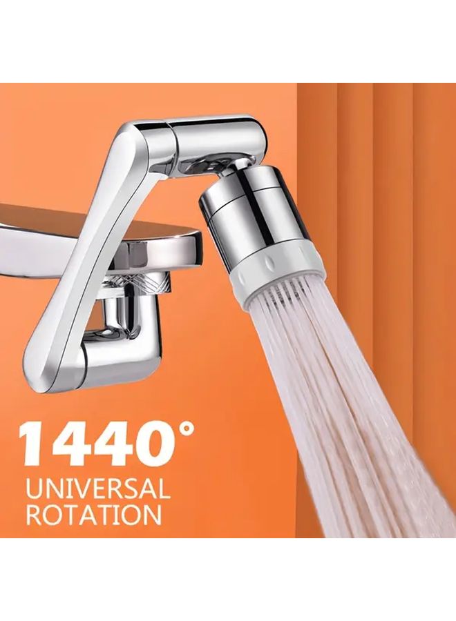 2pcs Swivel Bathroom Faucet Nozzle Water Saving Extension Arm for Kitchen Washbasin RV - Image 3