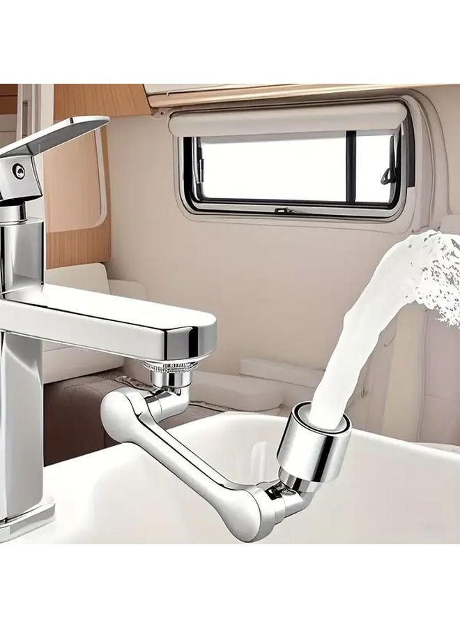 2pcs Swivel Bathroom Faucet Nozzle Water Saving Extension Arm for Kitchen Washbasin RV - Image 4