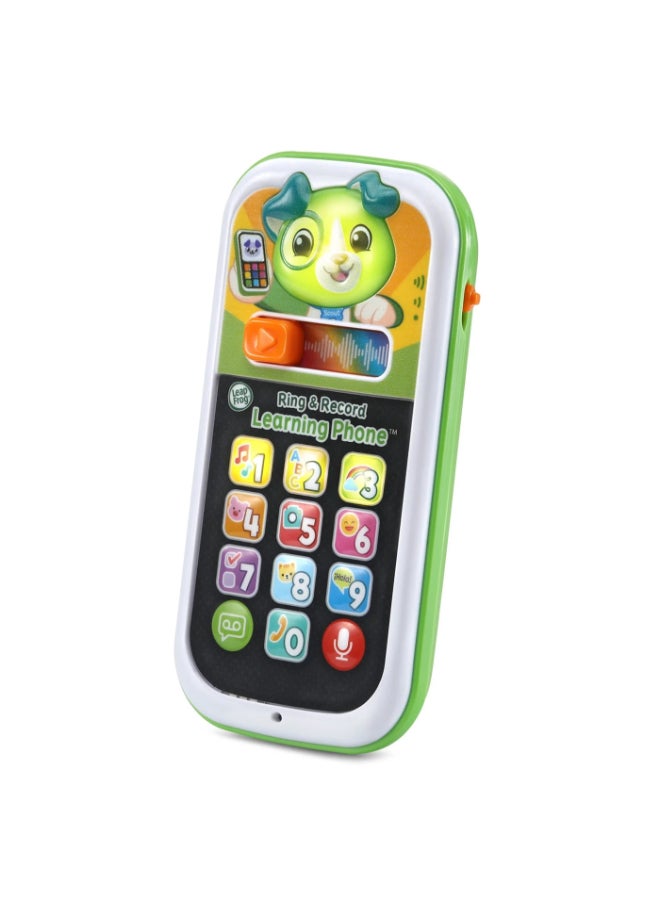 LeapFrog Scout’s Ring & Record Learning Phone Toy (Green) - Image 2