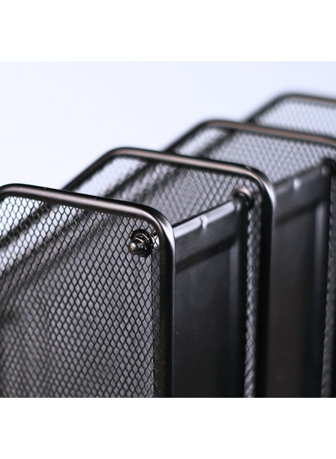 Tango File Organizer, Metal File Holder, Doent Rack, File Basket, Archive Shelf, Triple, Desktop Office Stationery, Office Supplies, Durable And Sy - Image 3