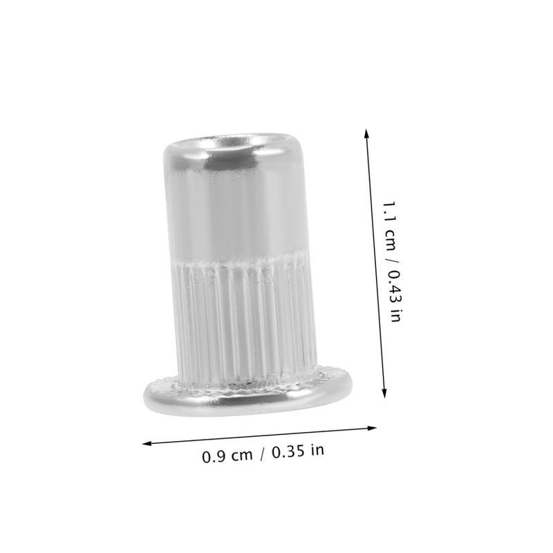 3 Sets 40 Pieces Rivet Nuts Threaded Inserts Flat Head for Fixing Various Applications - Image 5