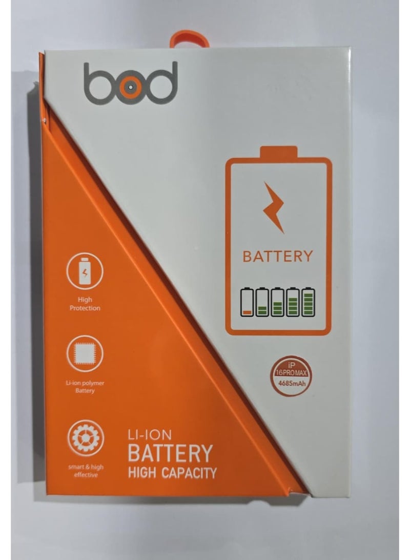 BOD Brand new iPhone 16 Pro Max – reliable and long-lasting battery by BOD - Image 2