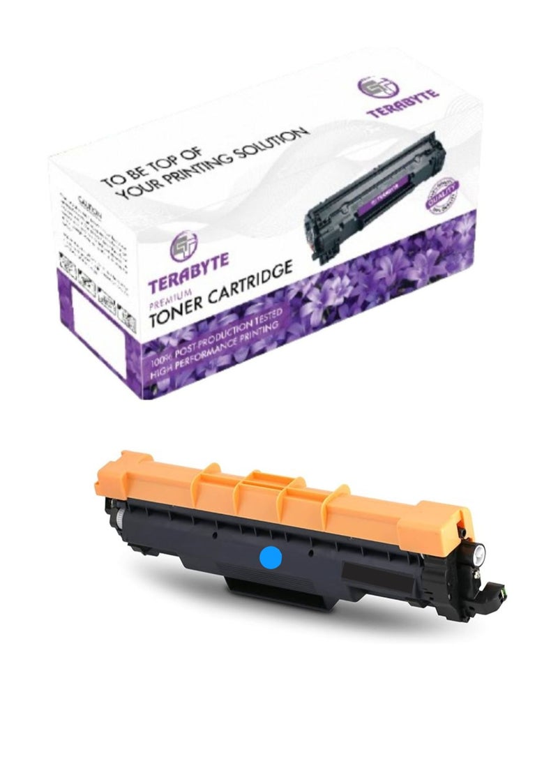 Terabyte TN243 TN247 Cyan Toner Cartridge compatible for Brother DCP-L3510CDW DCP-L3550CDW HL-L3210CW HL-L3230CDW HL-L3270CDW MFC-L3710CW MFC-L3730CDN MFC-L3750CDW MFC-L3770CDW - Image 1