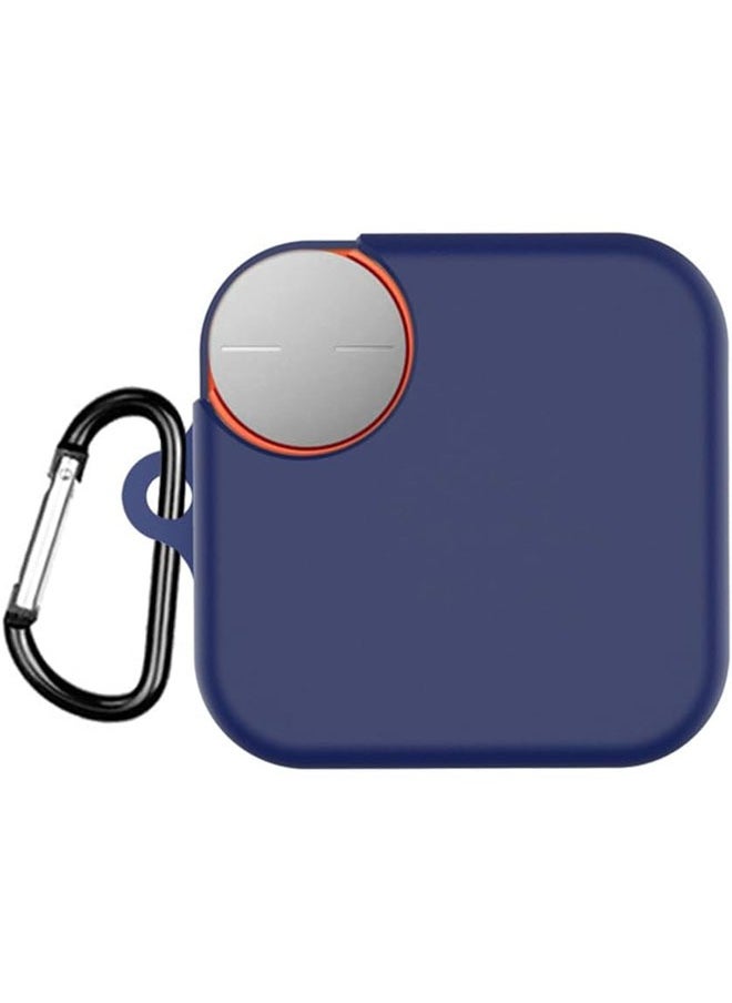 SJet Silicone Cover Case for CMF Buds Pro 2, Protective Case Cover with Carabiner (Blue)  - Image 1