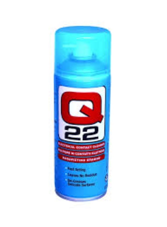 Q22 Electrical Contact Cleaner Spray, Fast Acting, Non-Oily Formula, Protects Electronic Circuits - 400ml - Image 1