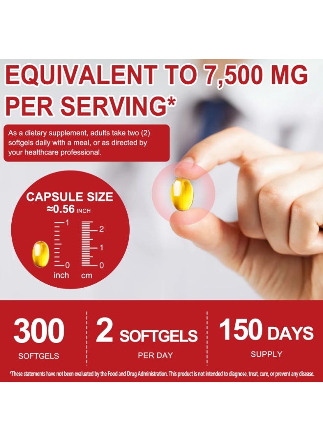 Acentiallabs 300 Pcs Aged Garlic Extract Capsules 7500mg Odorless Organic Aged Garlic Supplement for Heart, Traditional Herbal Support, 2-Year Matured for Overall Wellness, Non-GMO, Gluten Free - Image 5
