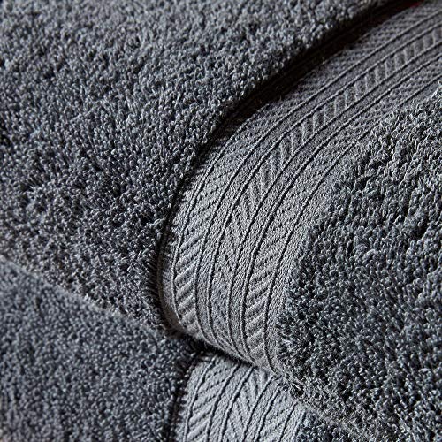 Christy Renaissance 6 Piece Towel Set | Ash Grey | 100% Egyptian Cotton | Luxuriously Soft and Super Absorbent | 675 GSM | 2 Bath Towels 2 Hand Towels 2 Face Cloths - Image 3