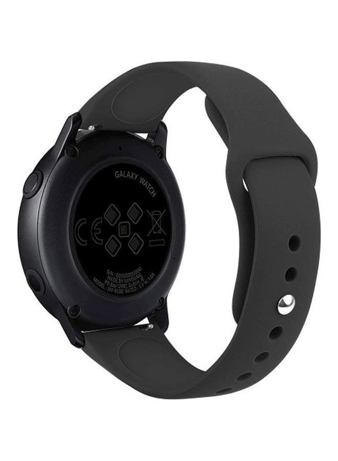 NIBEMINENT Henlein Series Replacement Band For Samsung Galaxy Active/Active 2 40/44mm Black - Image 2