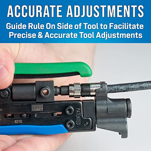 Jonard Tools CT-200, Universal Compression Tool with Dual Head for Coaxial Cable F Connector - Image 4