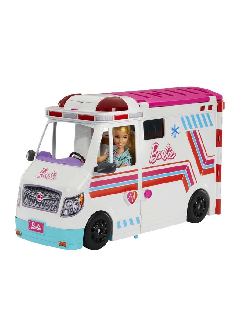 Transforming Ambulance And Clinic Playset 20+ Accessories Care Clinic