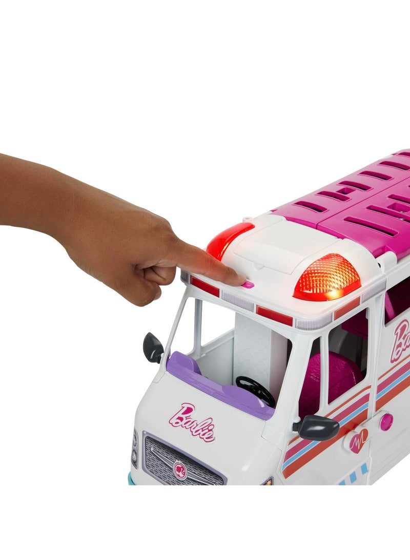 Transforming Ambulance And Clinic Playset 20+ Accessories Care Clinic