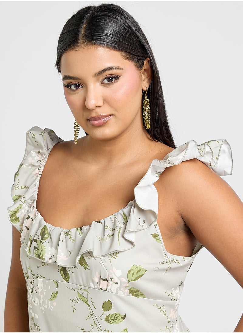 Ella Plus Floral Print Dress  - Image 3