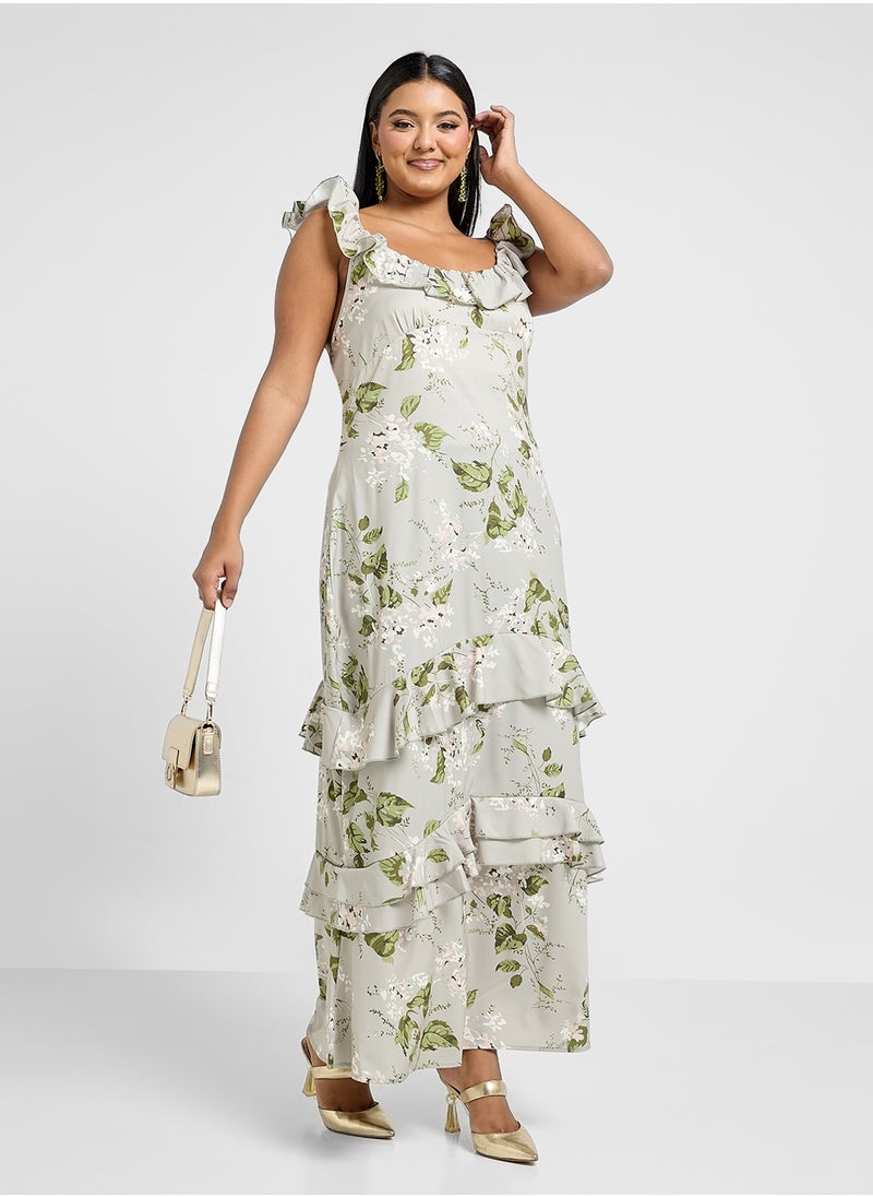 Ella Plus Floral Print Dress  - Image 4