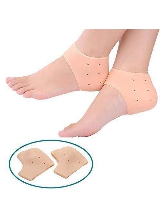 TOPHAVEN Silicon Moisturising Heel Swelling Pain Relief Foot Support to Eliminate Cracks - Image 2