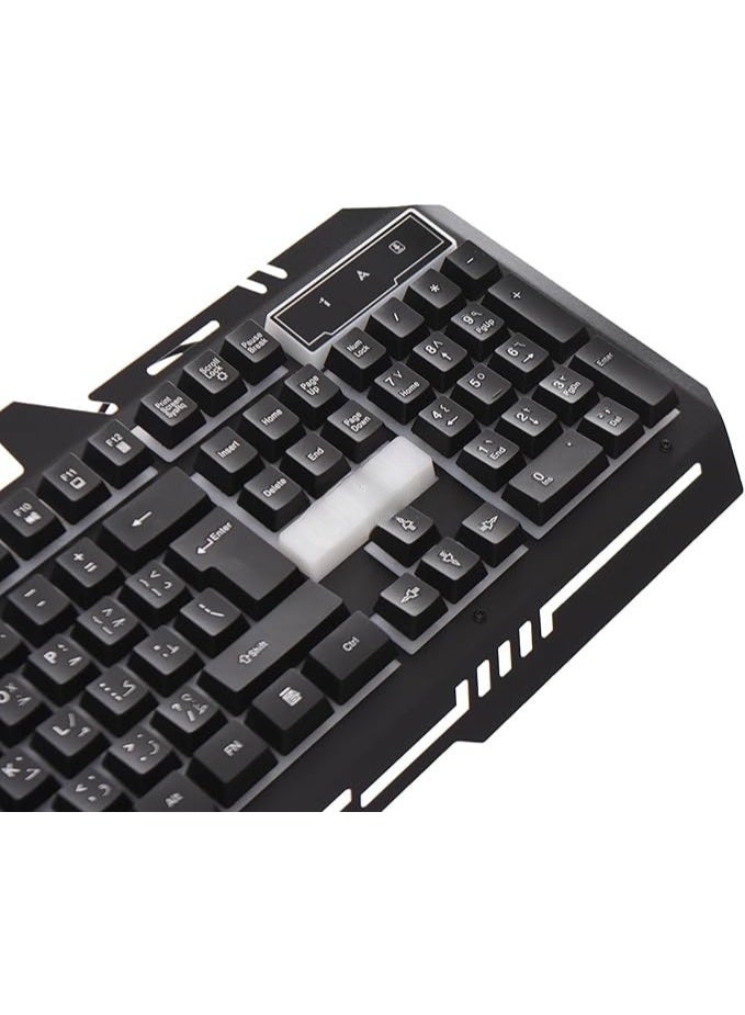 Standard Wired Gaming Keyboard – Comfortable & Easy-to-Use with Colorful Backlight – Multi-Device Compatible - Image 2