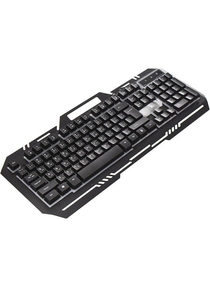 Standard Wired Gaming Keyboard – Comfortable & Easy-to-Use with Colorful Backlight – Multi-Device Compatible - Image 3