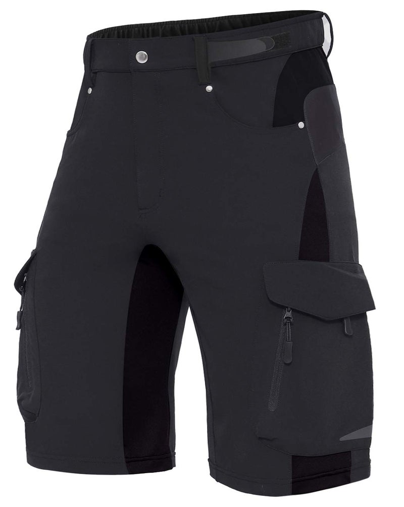 XKTTAC Men's Outdoor Quick Dry Lightweight Stretch Cargo Shorts for Hiking, Tactical, Casual, Fishing, Golf, Camping, Travel with 6 Pockets (Black, 3X-Large) - Image 1