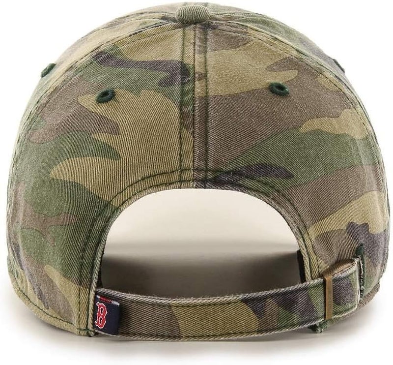 47 '47 MLB Unisex-Adult Camo Clean Up Adjustable Hat Cap One Size (US, Alpha, One Size, Boston Red Sox) - Image 2