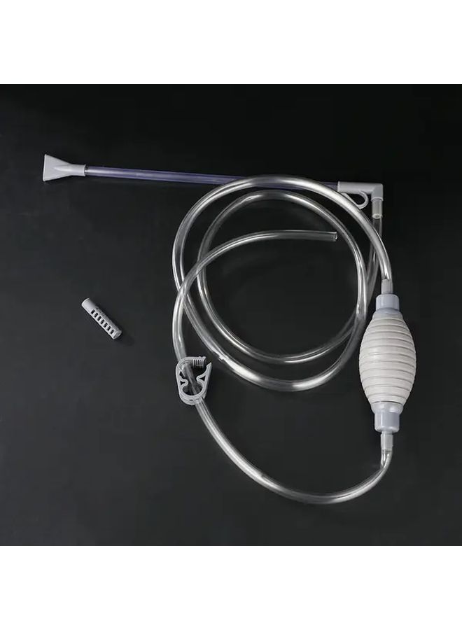 Manual Aquarium Water Changer Siphon With 74 8inch Hose Brush And Filter - Image 3