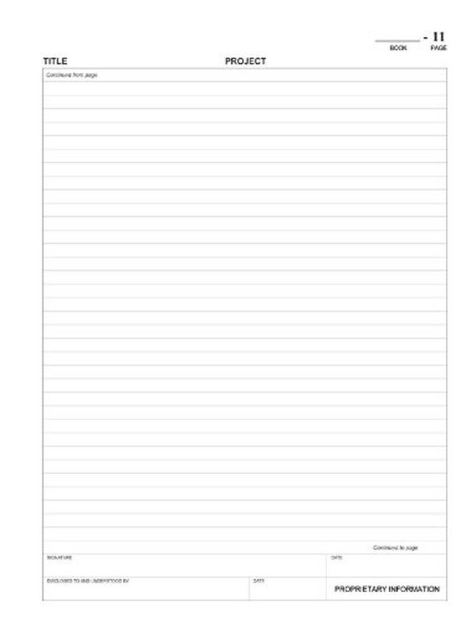 BookFactory Blue Lab Notebook - 312 Pages (.25'' Ruled Format) 8 7/8'' x 11 1/4'' Blue Imitation Leather Cover Section Sewn Hardbound Laboratory Notebook (Made in USA) - Image 5