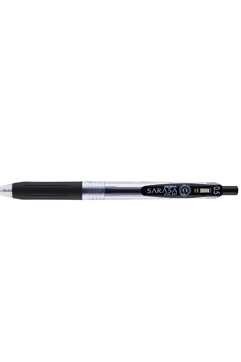 ZEBRA 2-Piece Sarasa Clip Bright Gel-Ink Rollerball Pen Black 0.5mm - Image 2