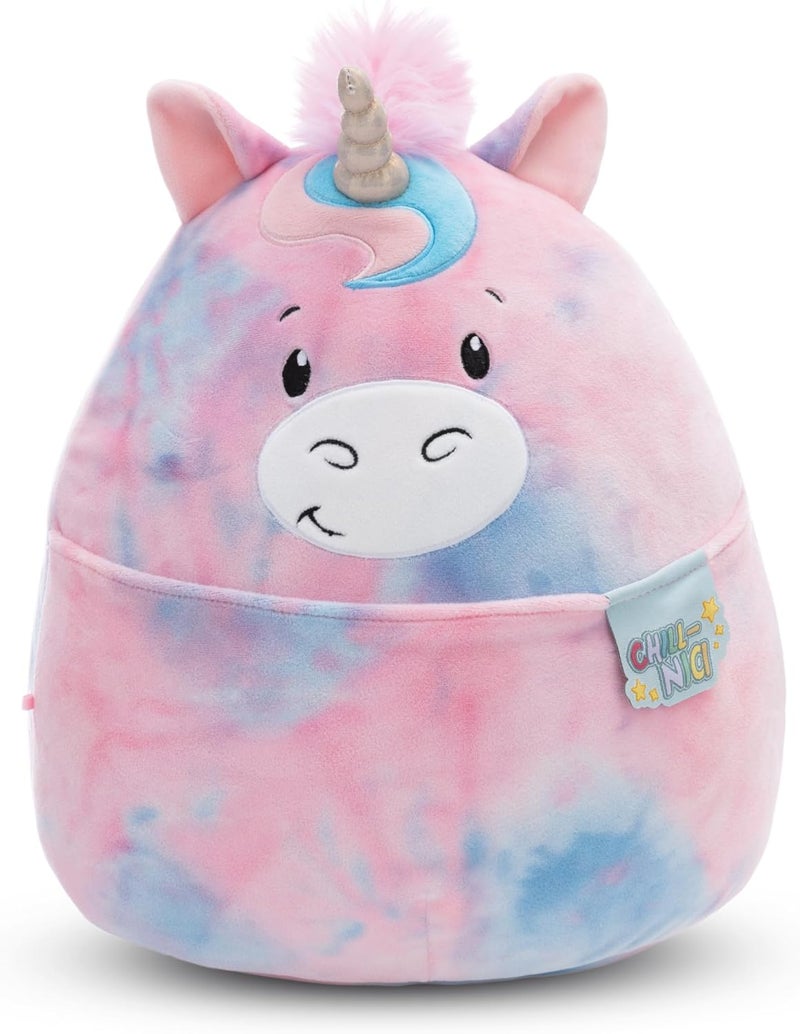 CHILL- Unicorn Cuddly Toy 30 cm - Fluffy Stuffed Toy Made of Marshmallow Texture Material for Cuddling, Playing and Loving, Ideal Cuddly Cushion - 61403