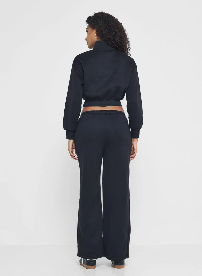 Ginger Oversize Half Zip Sweatshirt & Sweatpant Set