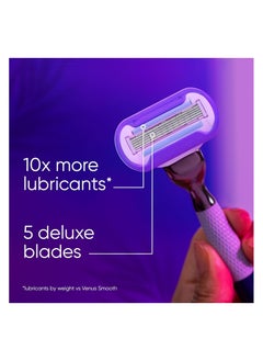 Gillette Gillette Venus Miami Midnight Extra Smooth Women's Razor Blade Refills, 4 Refills  - Image 5