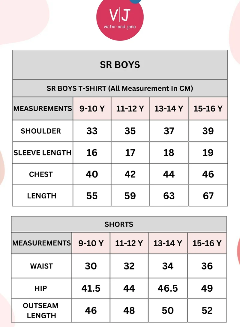 victor and jane Victor & Jane Senior Boys' Polo T-Shirt – Orange colour with Embroidered Label Detail
