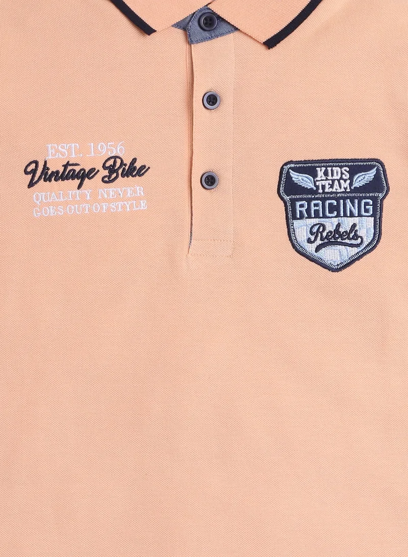 Victor And Jane  Victor & Jane Senior Boys' Polo T-Shirt – with Embroidered Label Detail for Men | Best Price UAE