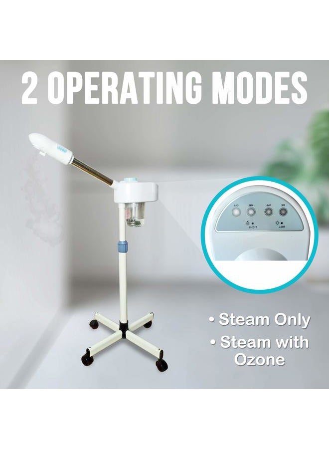 JJ CARE [UPGRADED] Ozone Facial Steamer, Spa Facial Steamer w/Herbal & Aromatherapy, Professional Spa Salon Face Steamer, Hot Mist Facial Vaporizer for Deep Cleansing Skin Care & Esthetician Supplies - Image 5