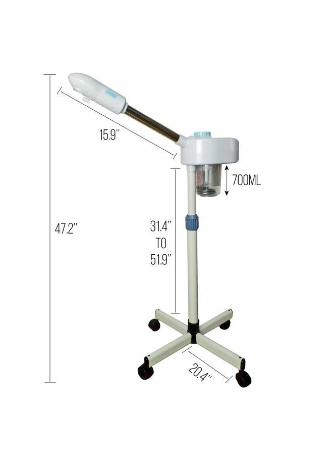 JJ CARE [UPGRADED] Ozone Facial Steamer, Spa Facial Steamer w/Herbal & Aromatherapy, Professional Spa Salon Face Steamer, Hot Mist Facial Vaporizer for Deep Cleansing Skin Care & Esthetician Supplies - Image 4